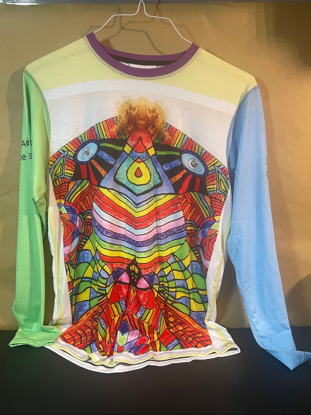 Unisex Long Sleeve Multicolor Graphic Tee